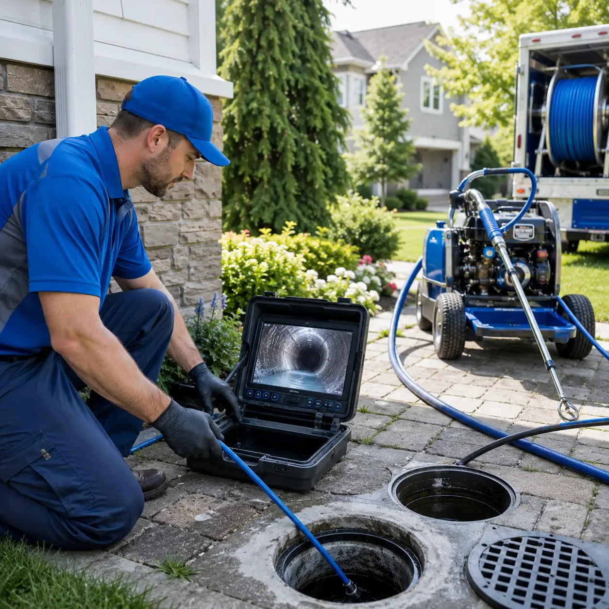 Outdoor drain cleaning professionals serving Galesville, MD